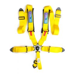 NRG 5PT 3in. Seat Belt Harness / Cam Lock Yellow