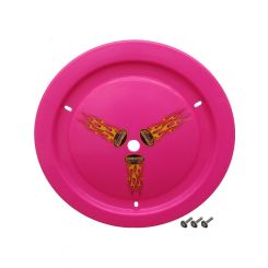 Dominator Racing Mud Cover Bolt-On Cover Only Plastic Pink 15" Wheels