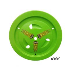 Dominator Racing Mud Cover Bolt-On Plastic Xtreme Green 15" Wheels