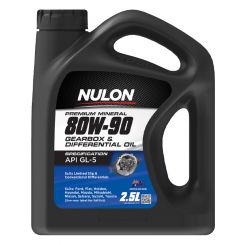 Nulon Premium Mineral 80W-90 Gearbox and Differential Oil 2.5L