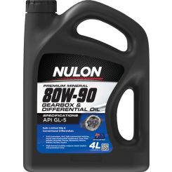 Nulon Premium Mineral 80W-90 Gearbox and Differential Oil 4L