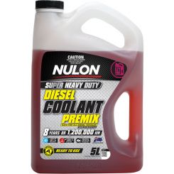 Nulon Super Heavy Duty Diesel Coolant Premix 5L