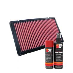 K&N Air Filter 33-2816 + Aerosol Recharge Kit