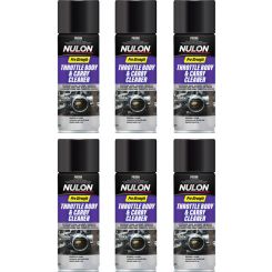 6 x Nulon Pro-Strength Throttle Body and Carby Cleaner Spray 400g CARB-400