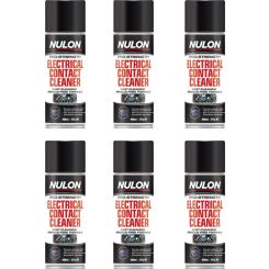 6 x Nulon Pro-Strength Electrical Contact Cleaner 400ml ECC400