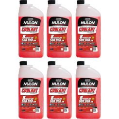 6 x Nulon Red Premium Long Life Coolant 100% Concentrate 1L RLL1