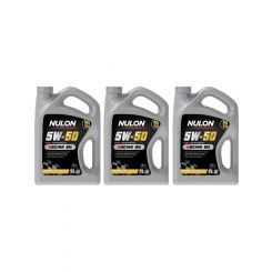 3 x Nulon Full Synthetic 5W-50 Racing Engine Oil 5L NRO5W50-5