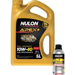Nulon Apex+ 10W-40 Long Life Engine Oil 5L + Performance Engine Treatment 500ml