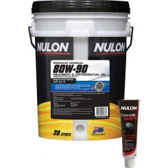 Nulon 80W-90 Gearbox and Differential Oil 20L + Gearbox Diff Treatment 250ml
