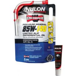 Nulon 85W-140 Limited Slip Differential Oil 1L + Gearbox Diff Treatment 125ml