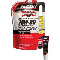 Nulon Semi 75W-90 Gearbox Transaxle Oil 1L + Gearbox Diff Treatment 125ml