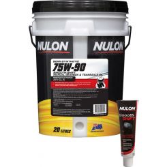 Nulon Semi 75W-90 Gearbox Transaxle Oil 20L + Gearbox Diff Treatment 250ml