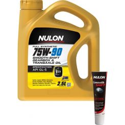 Nulon 75W-90 Manual Transaxle Oil 2.5L + Gearbox and Diff Treatment 125ml