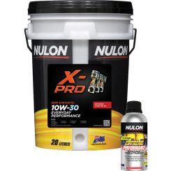 Nulon X-Pro 10W-30 Everyday Performance Engine Oil 20L + Engine Treatment 500ml
