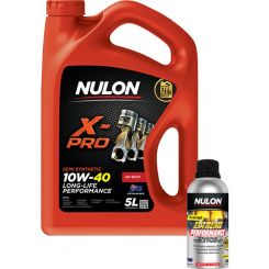Nulon X-Pro 10W-40 Long Life Performance Engine Oil 5L + Engine Treatment 500ml