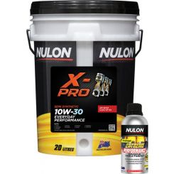 Nulon X-Pro 10W-30 Performance Engine Oil 20L + Engine Treatment 500ml