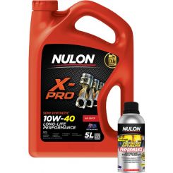 Nulon X-Pro 10W-40 Performance Engine Oil 5L + Engine Treatment 500ml