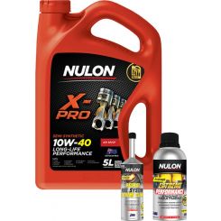 Nulon X-Pro 10W-40 Engine Oil 5L + Engine Treatment & Petrol Extreme Clean