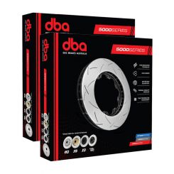 2 x DBA Disc Brake Rotor Ring T3 Slotted 5000 Series 380mm