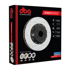 DBA 5000 T3 Slotted Disc Brake Rotor (Single) Black 362mm