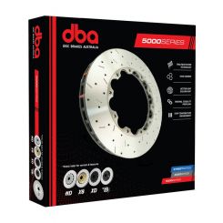 DBA Disc Brake Rotor Ring XS Cross-Drilled & Slotted 5000 Series (Single) 380mm
